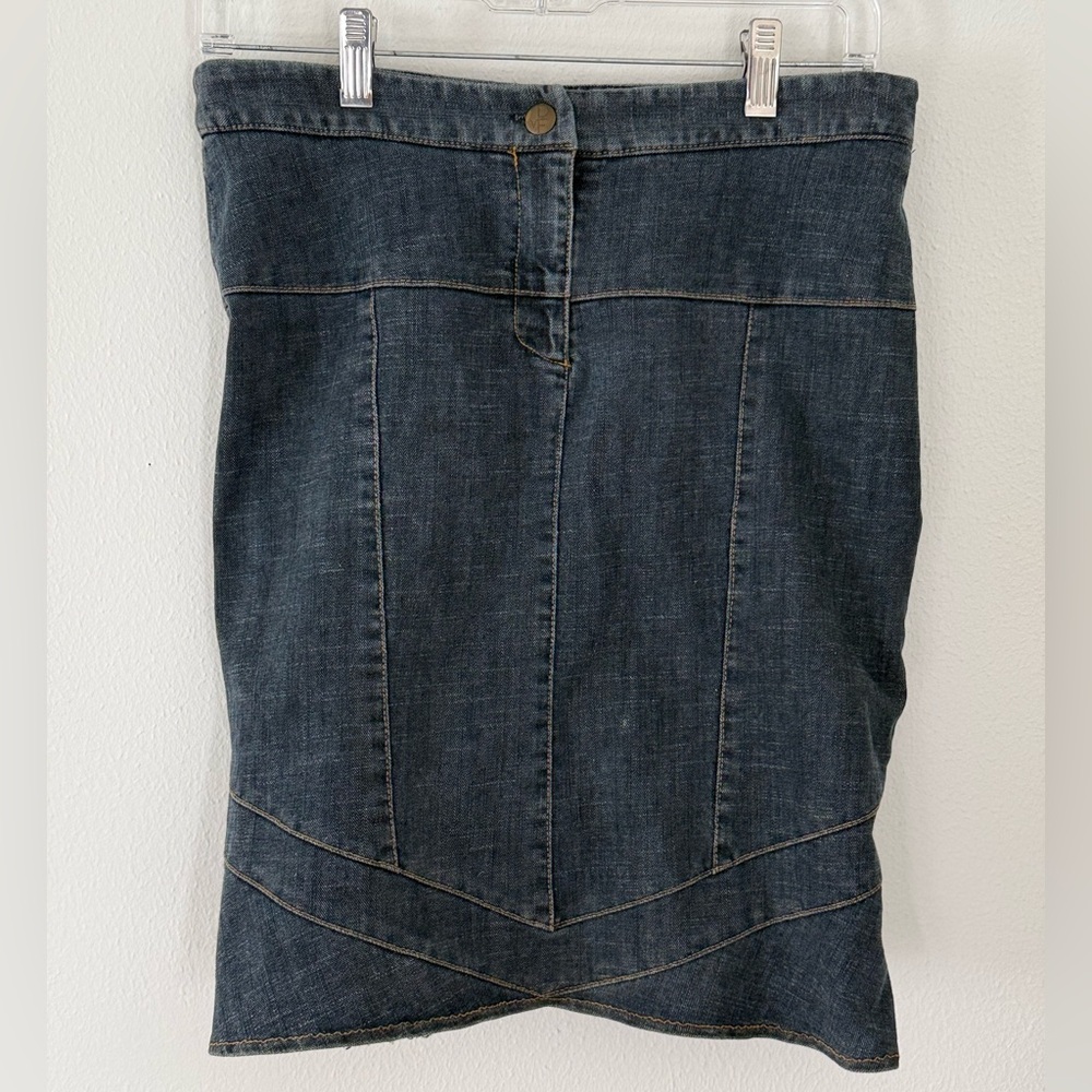 DVF Diane Von Furstenberg Denim Pencil Skirt Size 6